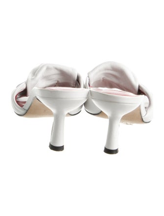 By Far Leather Slides