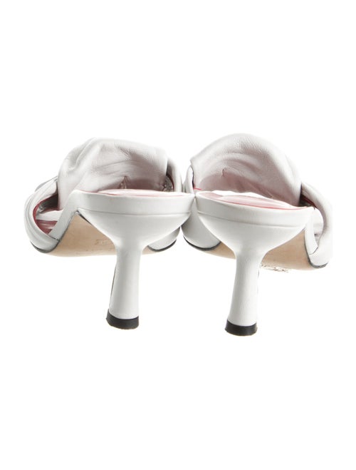 By Far Leather Slides