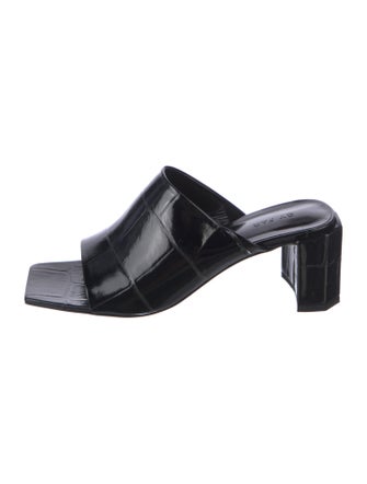 By Far Patent Leather Slides