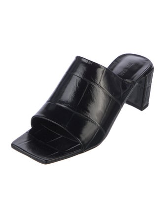 By Far Patent Leather Slides