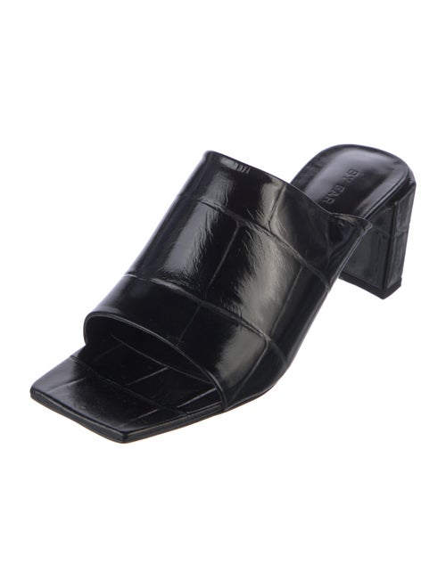 By Far Patent Leather Slides