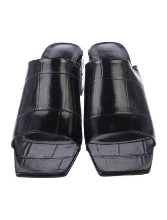By Far Patent Leather Slides