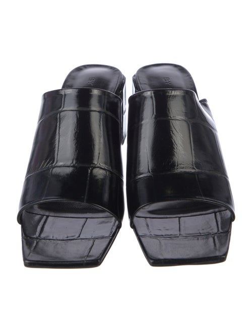 By Far Patent Leather Slides