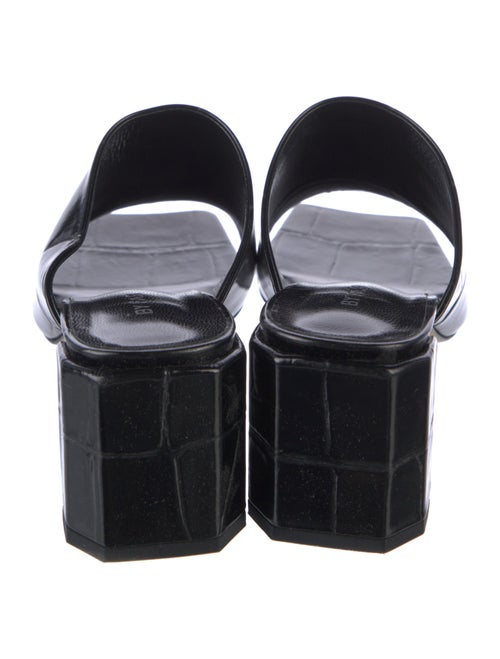 By Far Patent Leather Slides