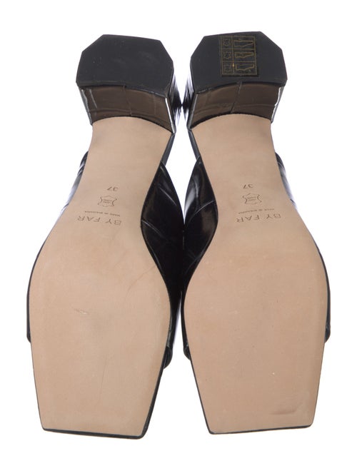 By Far Patent Leather Slides