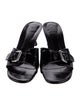 By Far Leather Slides