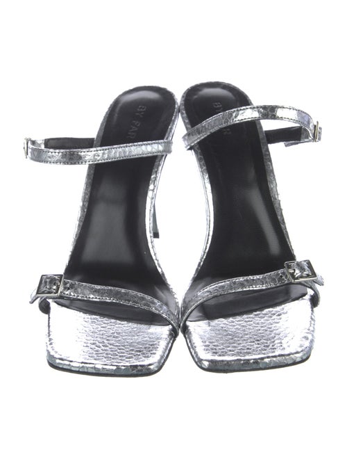 By Far Leather Slides