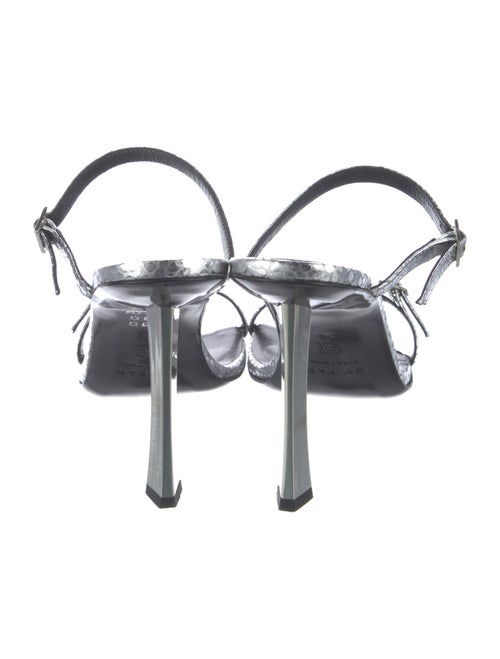 By Far Leather Slides