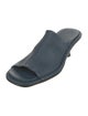 By Far Leather Slides