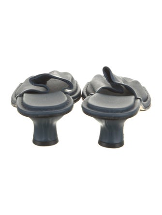 By Far Leather Slides