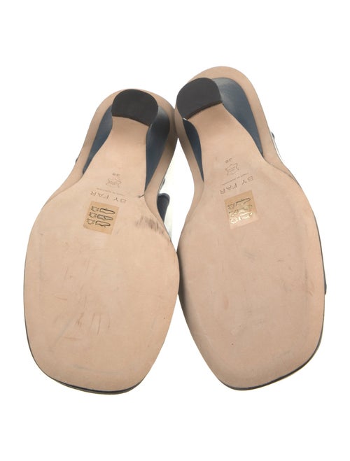 By Far Leather Slides