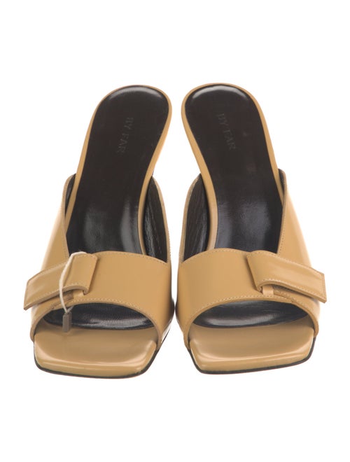 By Far Leather Slides