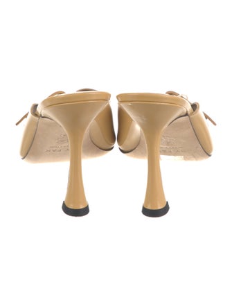 By Far Leather Slides