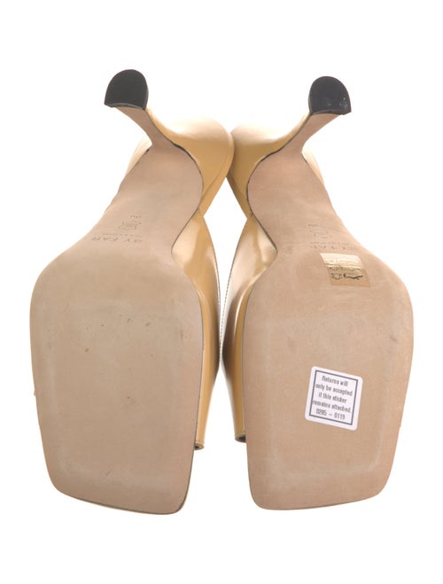 By Far Leather Slides