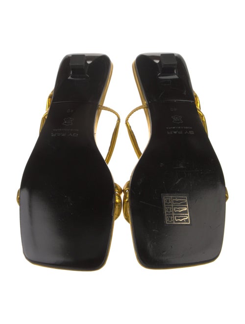 By Far Leather Slides