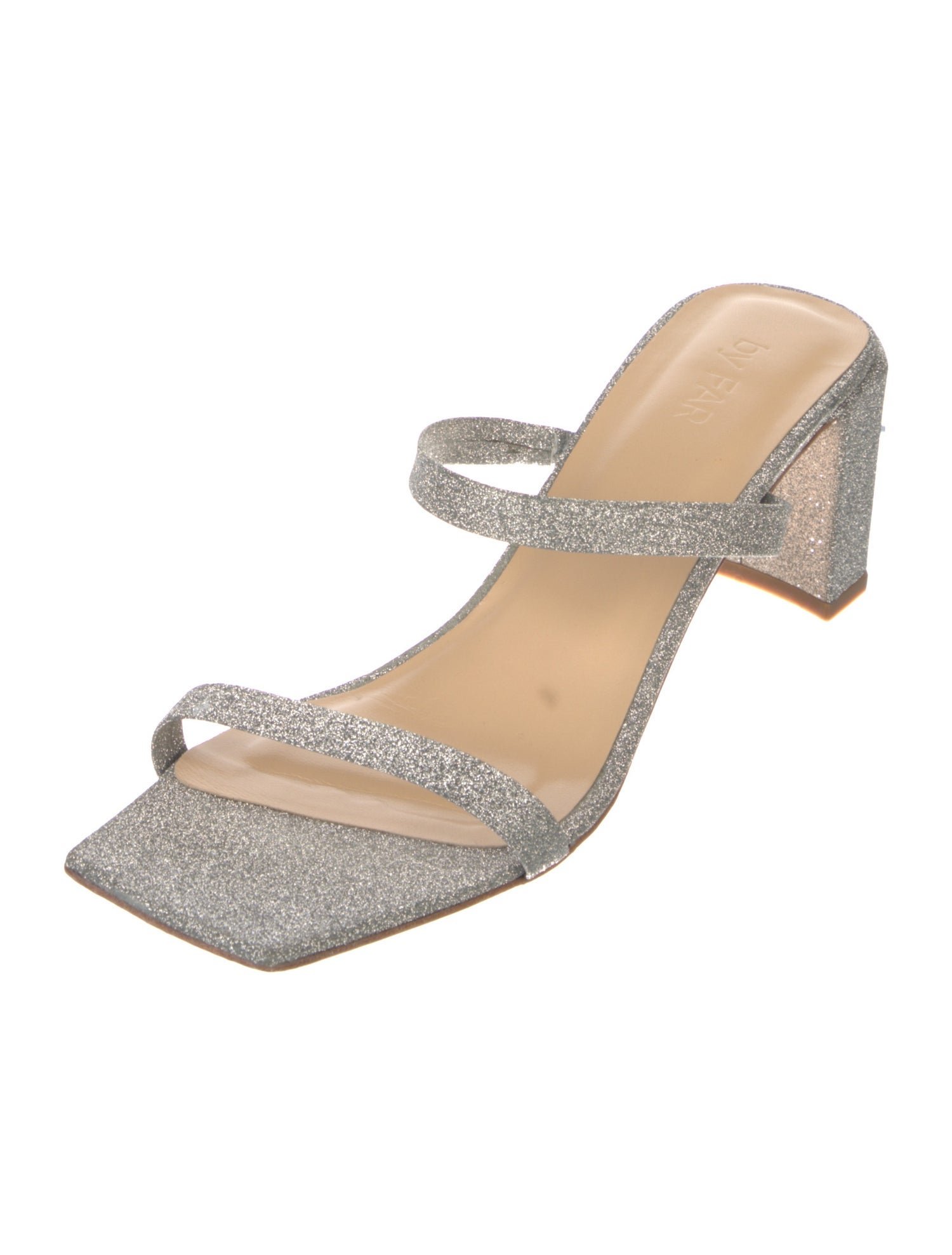 By Far Glitter Glitter Accents Slides