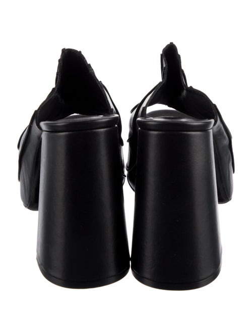 By Far Leather Slides