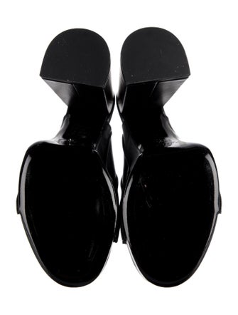 By Far Leather Slides