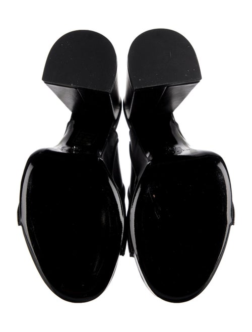 By Far Leather Slides