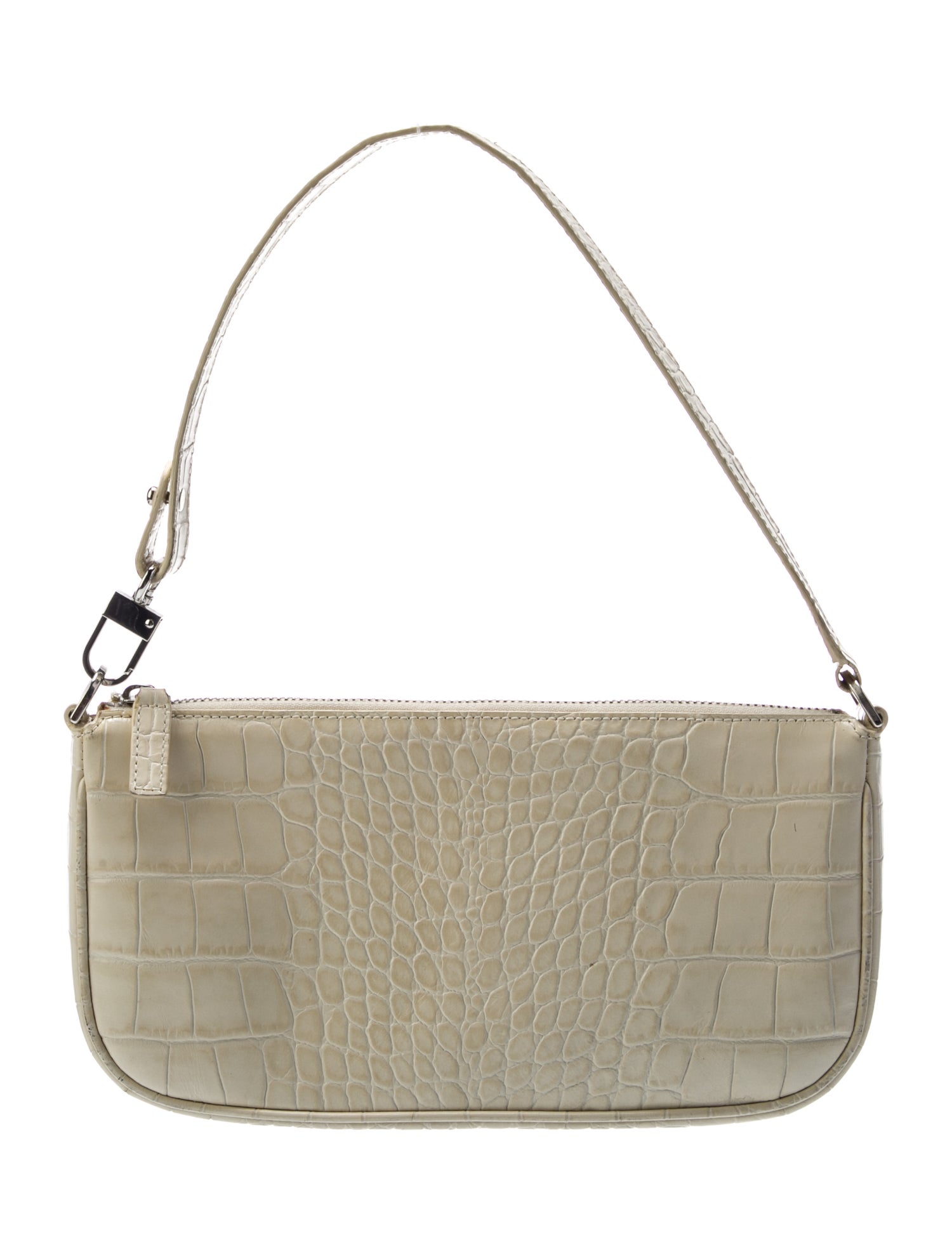 By Far Leather Top Handle Bag