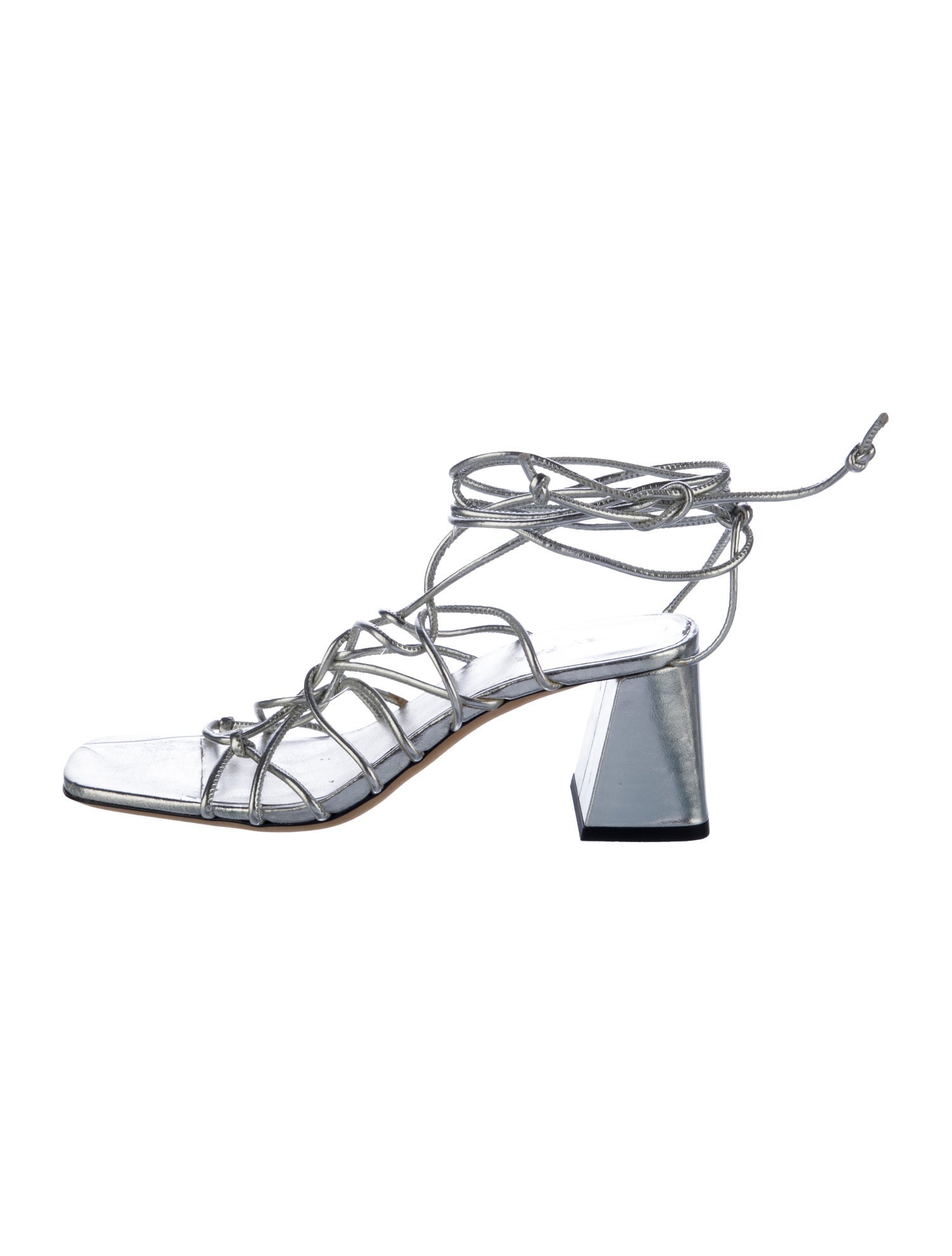 By Far Leather Gladiator Sandals