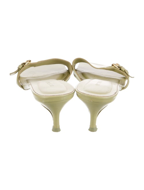 By Far Leather Slides