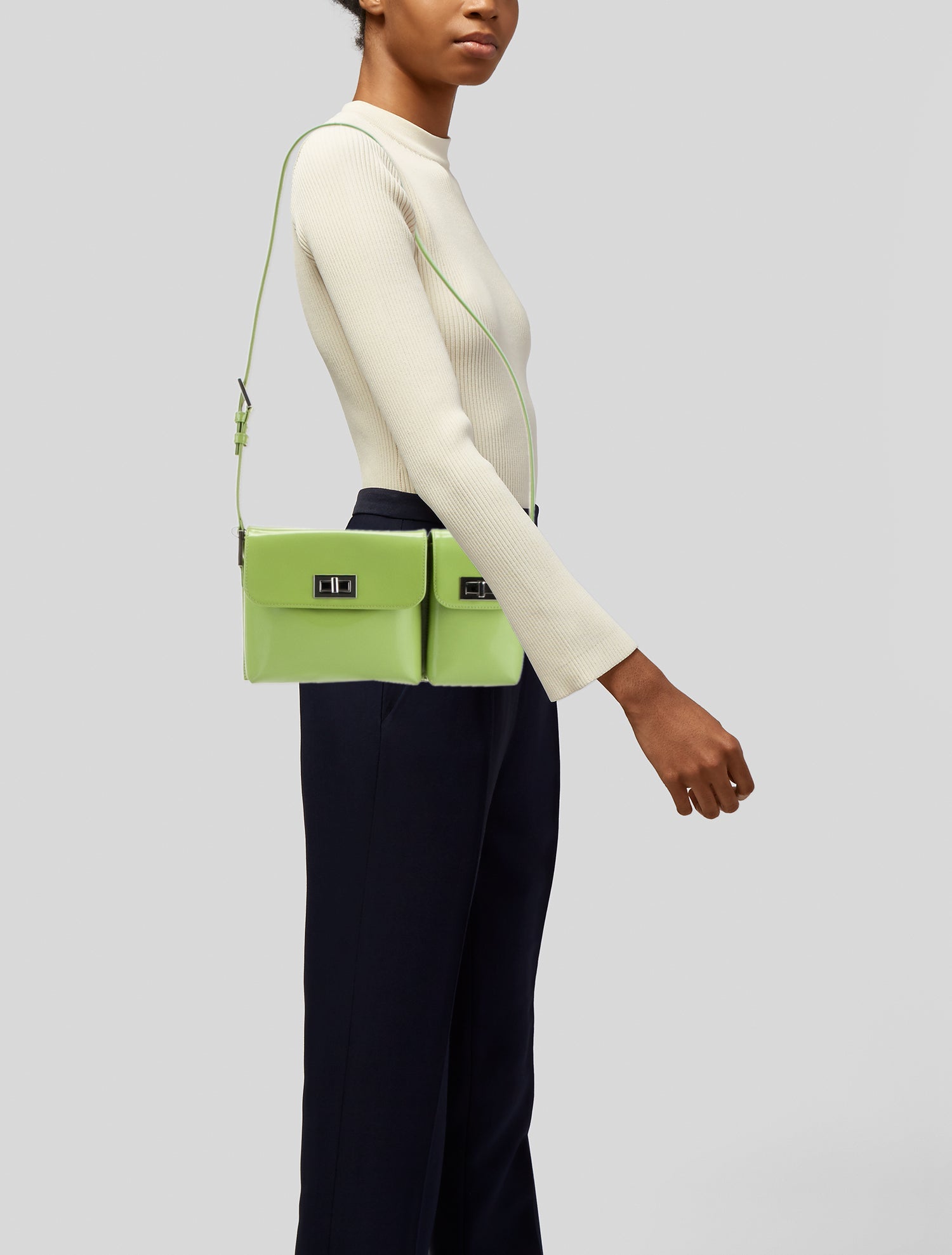 By Far Patent Leather Billy