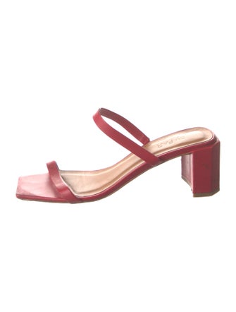 By Far Leather Slides