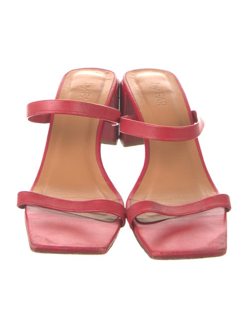 By Far Leather Slides