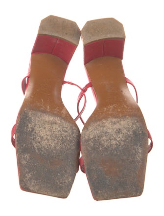 By Far Leather Slides