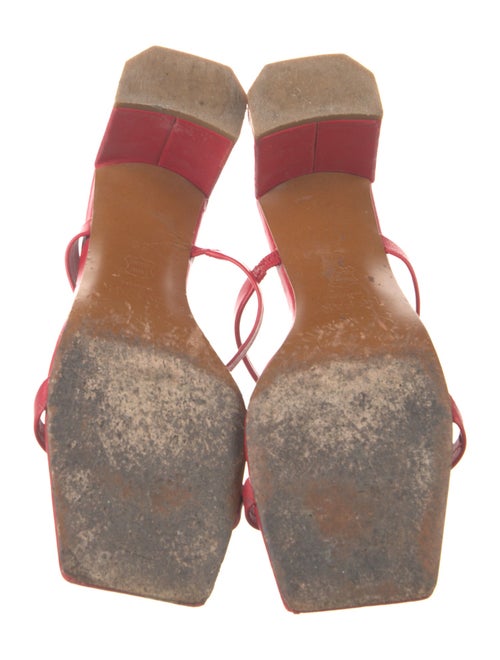 By Far Leather Slides