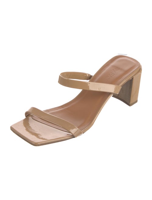 By Far Patent Leather Slides