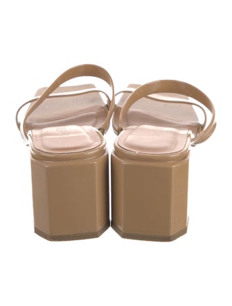 By Far Patent Leather Slides