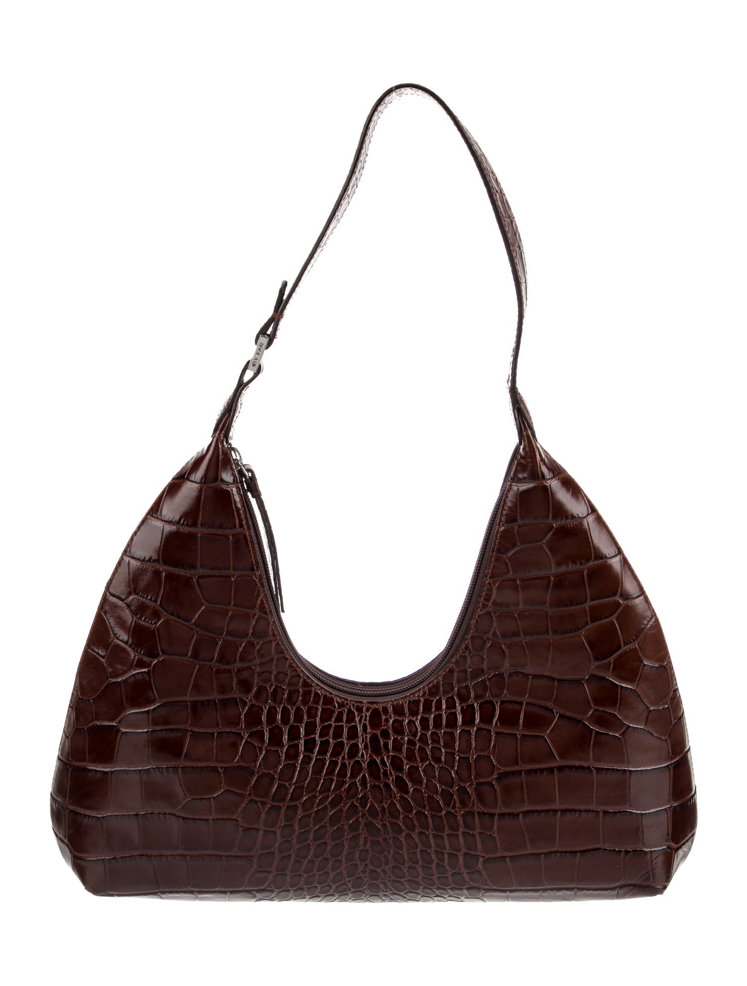 By Far Crocodile Shoulder Bag