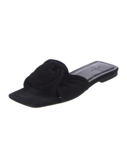 By Far Suede Slides