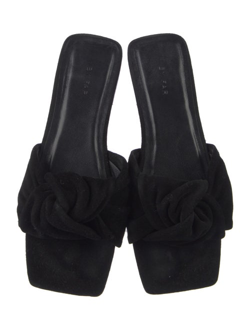 By Far Suede Slides