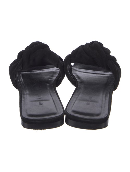 By Far Suede Slides