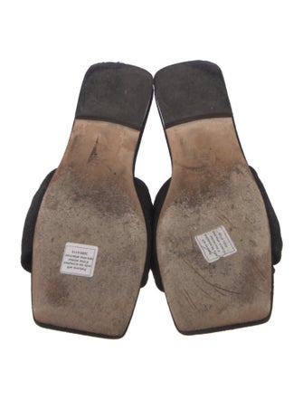 By Far Suede Slides