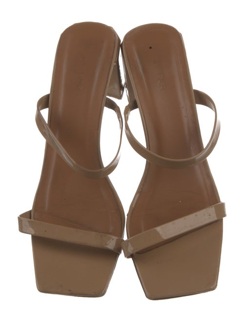 By Far Patent Leather Slides