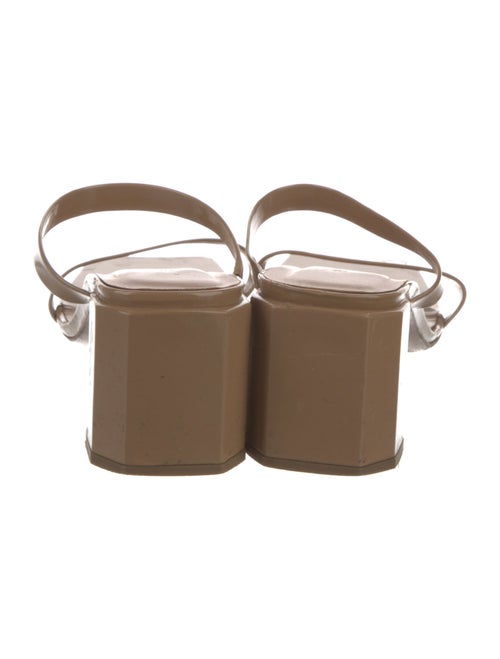 By Far Patent Leather Slides