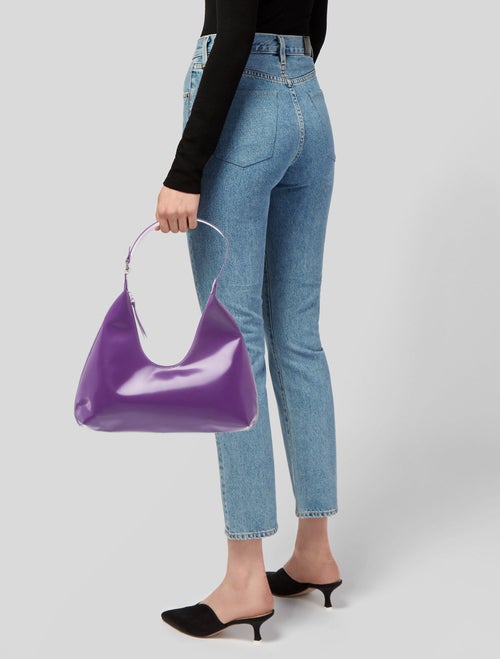 By Far Patent Leather Shoulder Bag