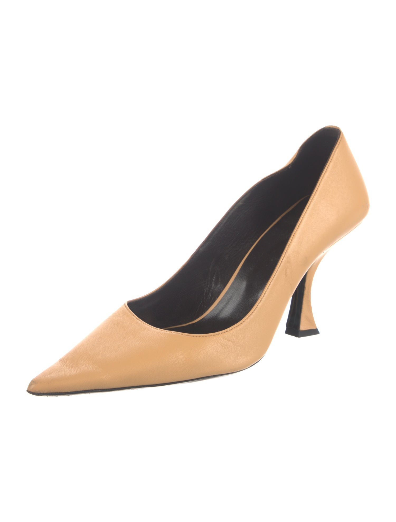 By Far Leather Pumps