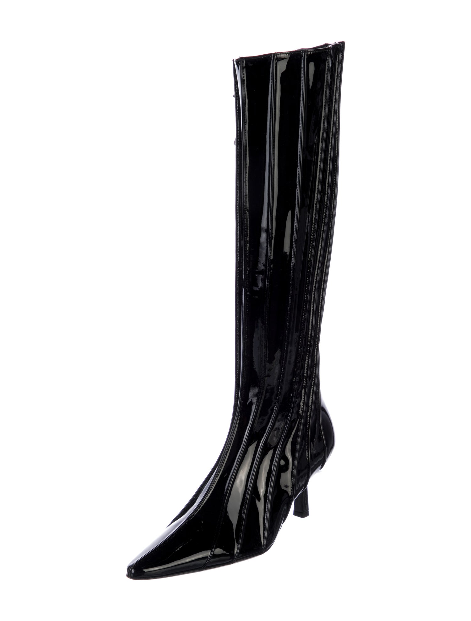 By Far Patent Leather Boots