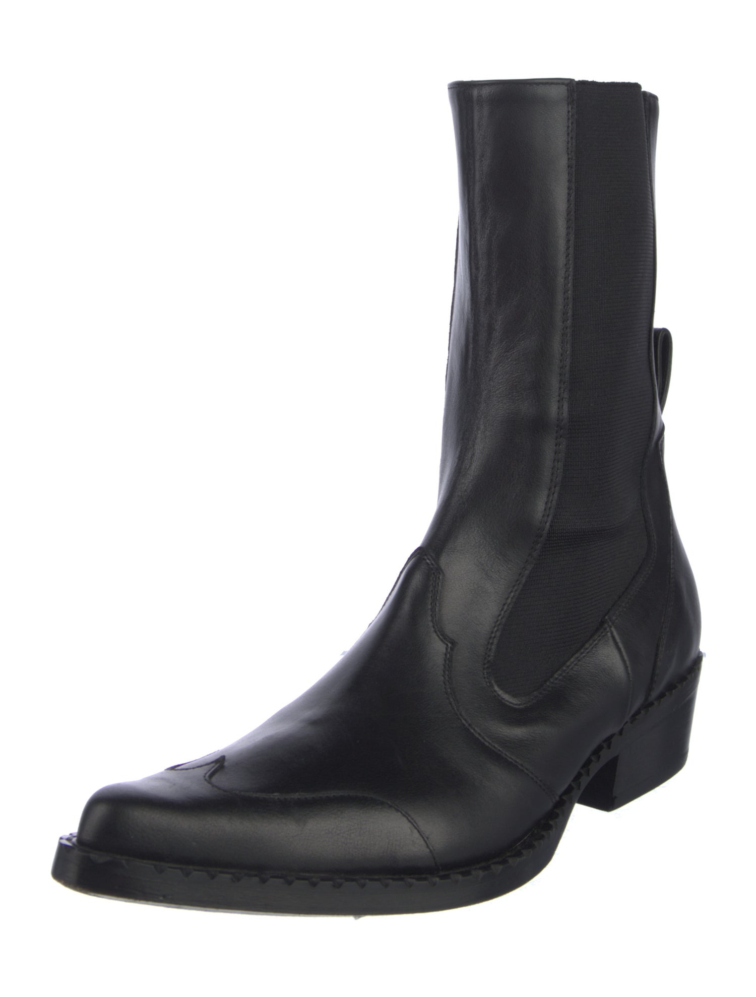 By Far Leather Chelsea Boots