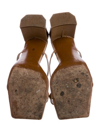 By Far Leather Slides