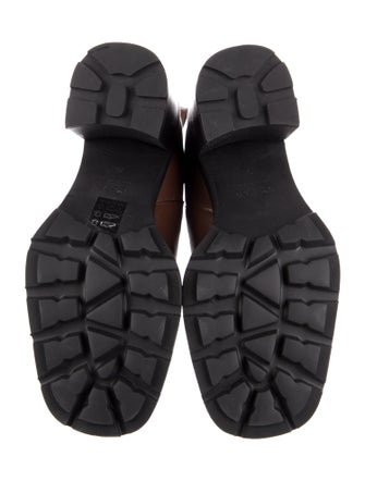 By Far Leather Colorblock Pattern Chelsea Boots