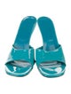 By Far Patent Leather Slides