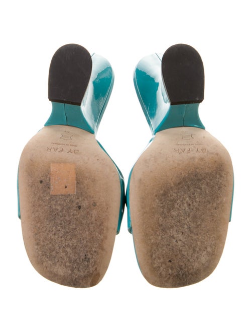 By Far Patent Leather Slides