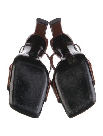 By Far Patent Leather Slides