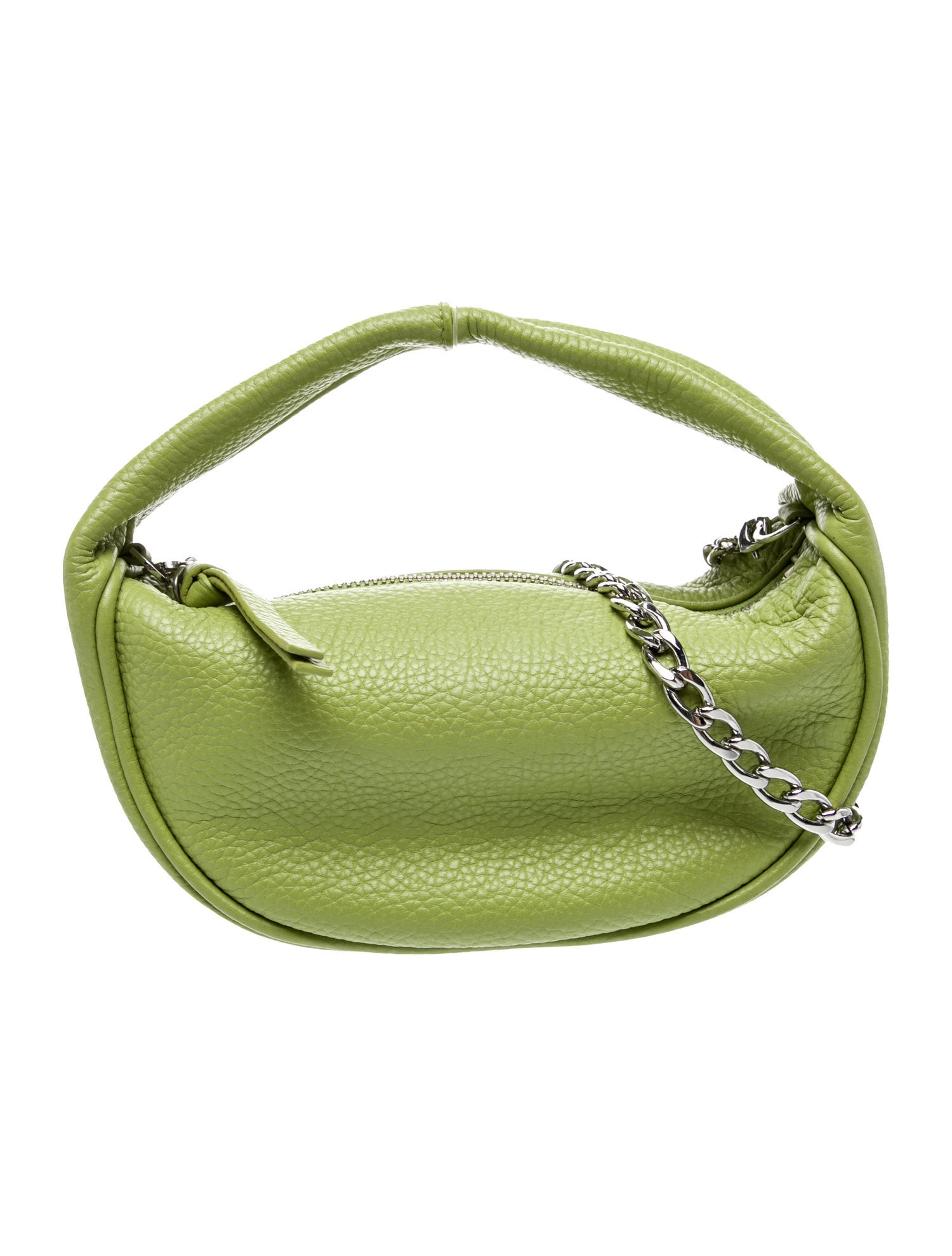 By Far Leather Top Handle Bag